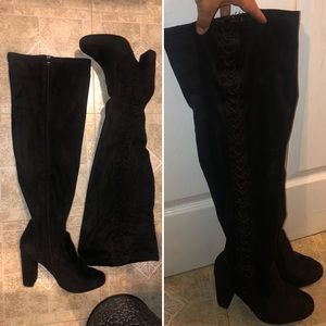 Over the knee boots (wide calf)